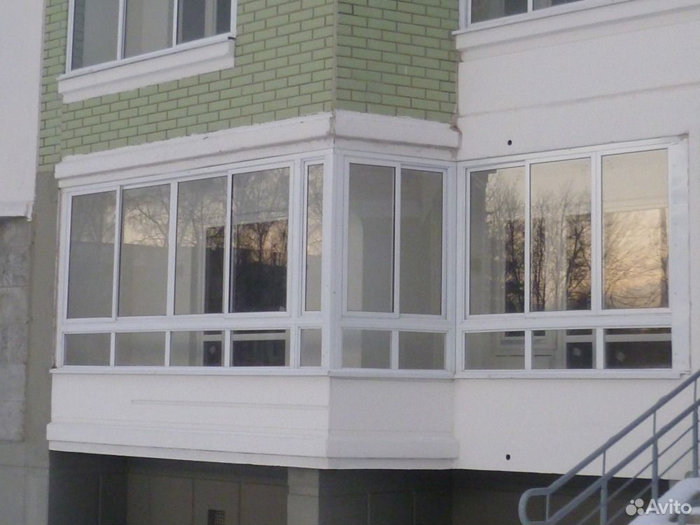 П 44 балкон остекление - katadza.ru окна пластиковые фигурные москва.