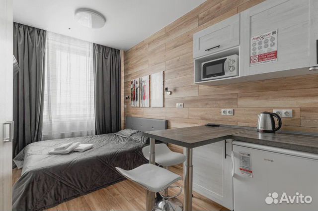 Квартира-студия, 18 м², 1 кровать
Квартира-студия, 18 м², 1 кровать