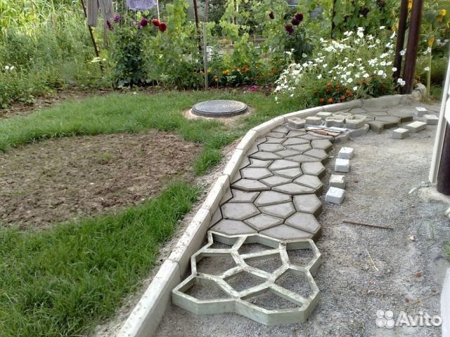 Формы для садовой дорожки своими руками купить