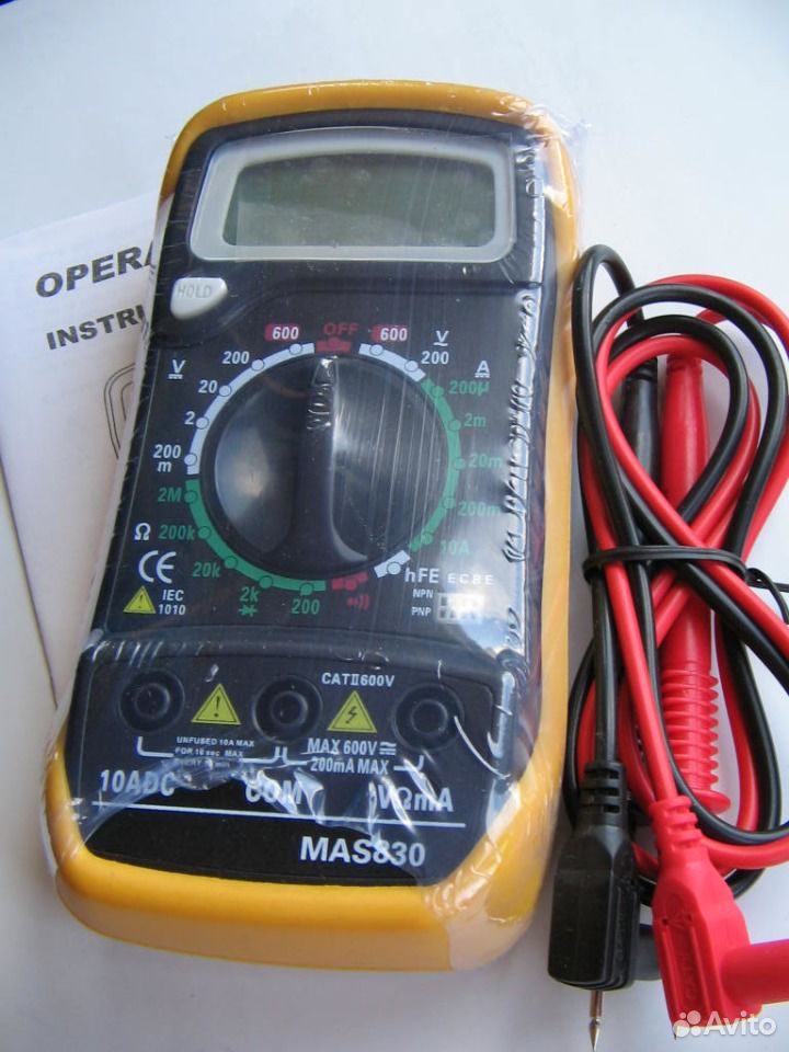 Мультиметр mas830. Мультиметр mas830