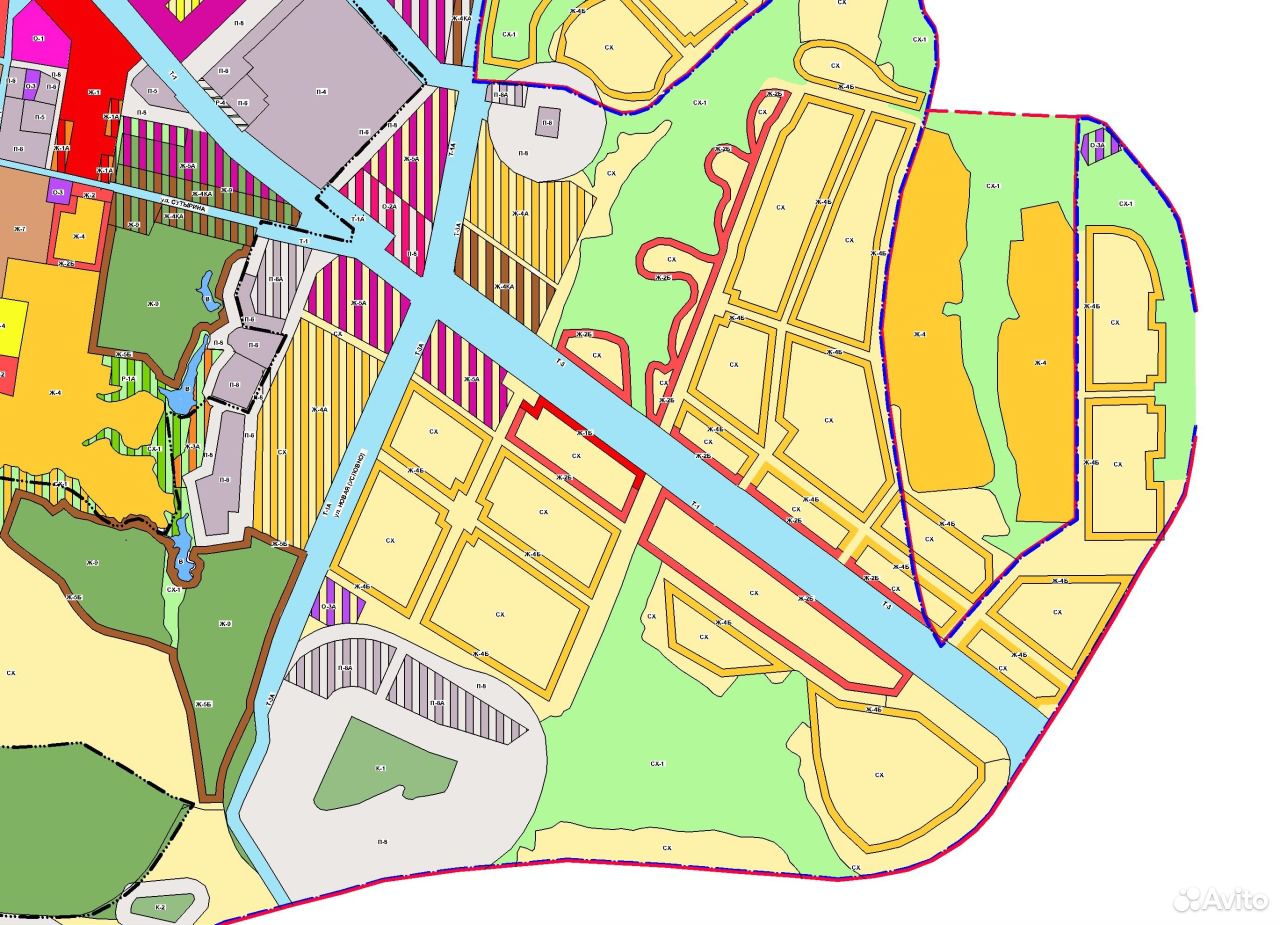 План застройки 14а квартала тольятти