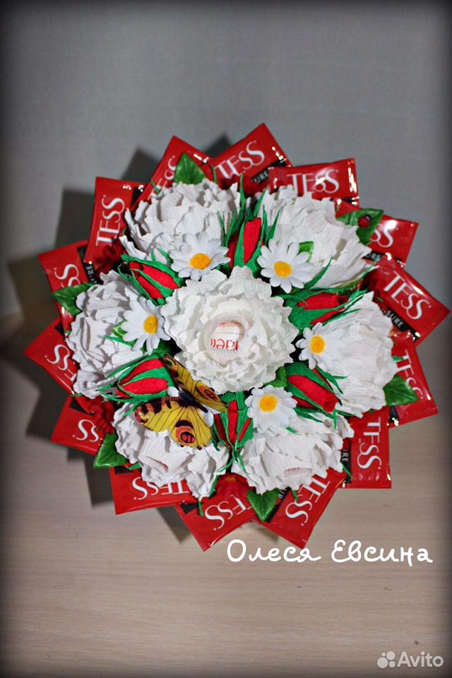 Букеты из конфет купить на Зозу.ру - фотография № 4