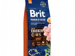 Brit Sport сухой корм для активных собак 18 кг