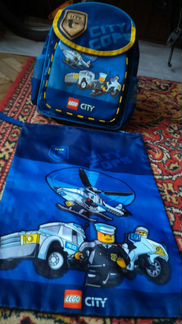Рюкзак детский Lego city cops + мешок