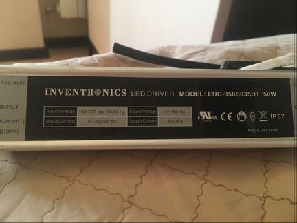 Преобразователь led inventronics Euc050s035dt