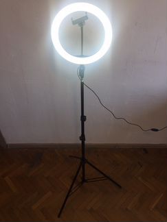 Кольцевая лампа 30 см + штатив 2 метра Гарантия