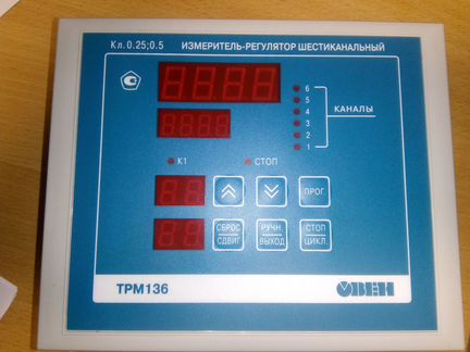 Измеритель-регулятор трм136-И.Щ7 шестиканальный