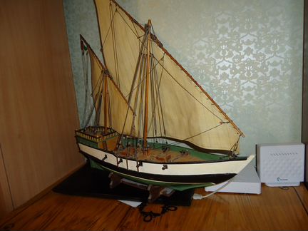 Модель парусного судна