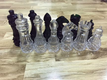 Шахматы коллекционные стекло