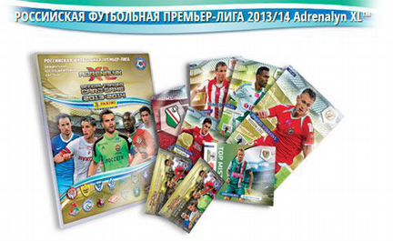 Карточки Panini Российская футбольная премьер лига