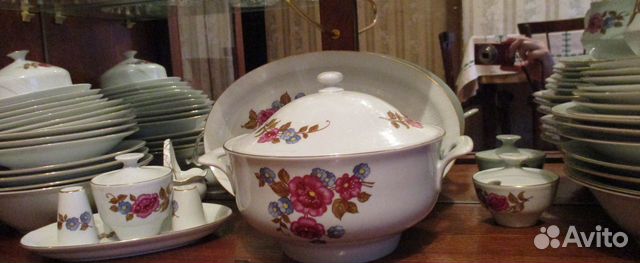 Столовый сервиз фарфор colditz гдр