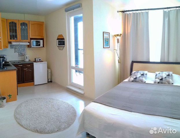 

Квартира-студия, 27 м², 1 кровать