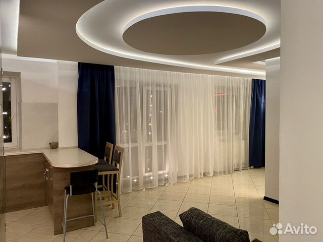 

Квартира-студия, 45 м², 2 кровати