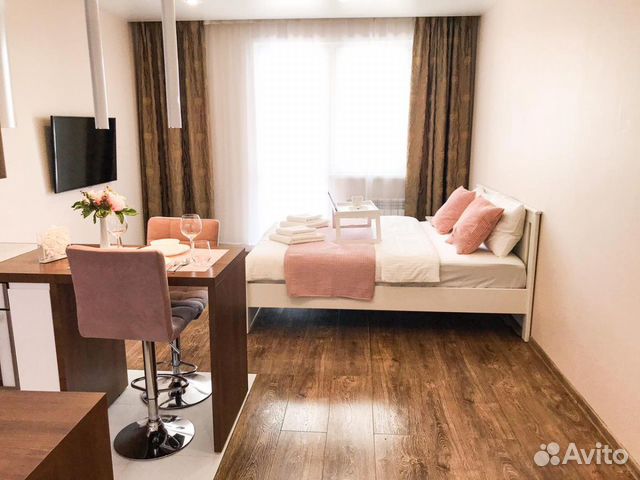 

Квартира-студия, 30 м², 1 кровать