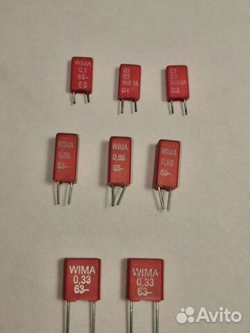 Конденсатор Wima, Elna, Nichicon