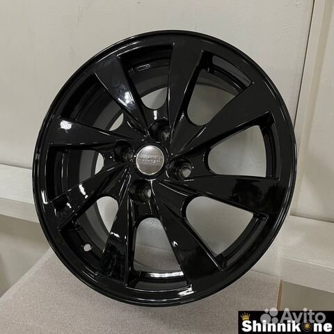 Литые диски R15 4/98 кик KC928 Black Edition