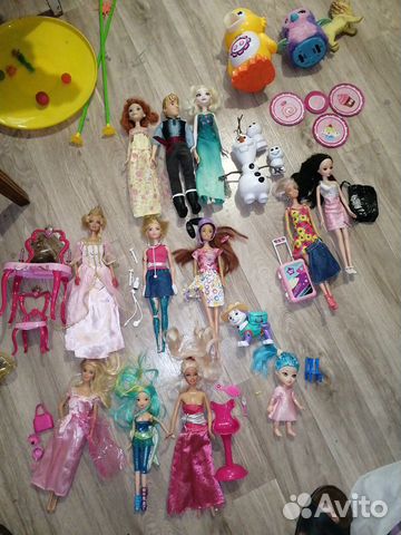 Барби, Холодное сердце, фея, собака, принцесса, ин