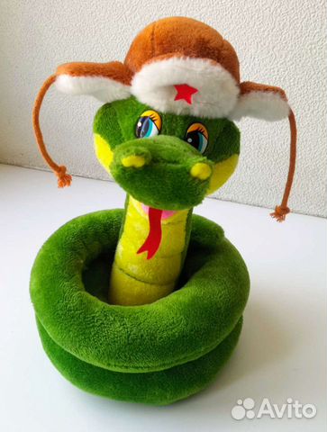 Игрушка мягкая, музыкальная Змей