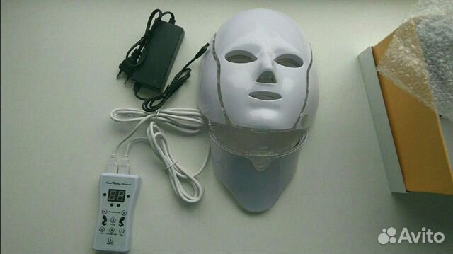 Светодиодная маска для лица и шеи