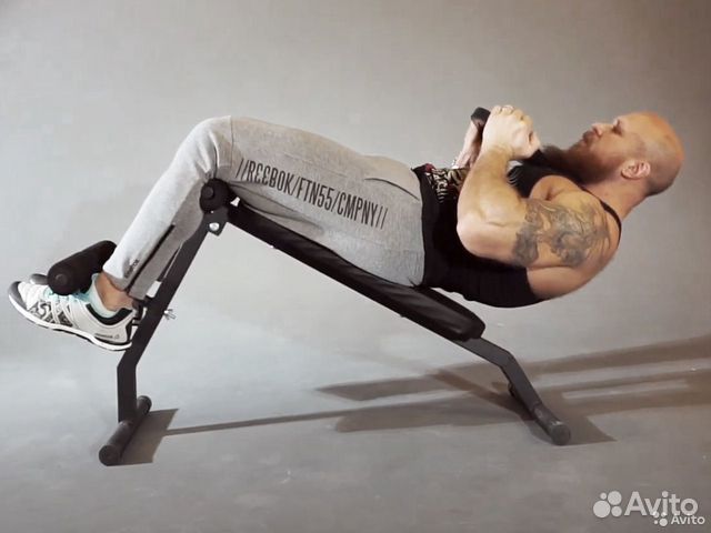 Скамья - тренажёр пресса и мышц спины