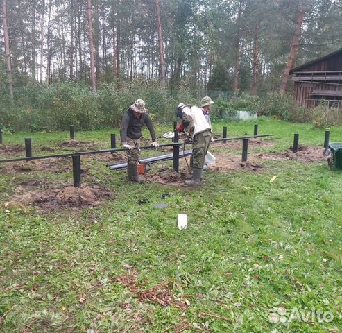 Винтовые сваи под ключ Фундамент на винтовых сваях