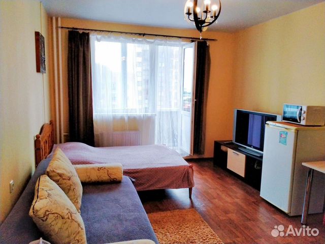 

Квартира-студия, 33 м², 2 кровати