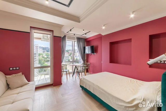 

Квартира-студия, 33 м², 1 кровать