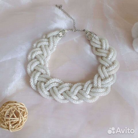 Колье Украшение на шею косичка