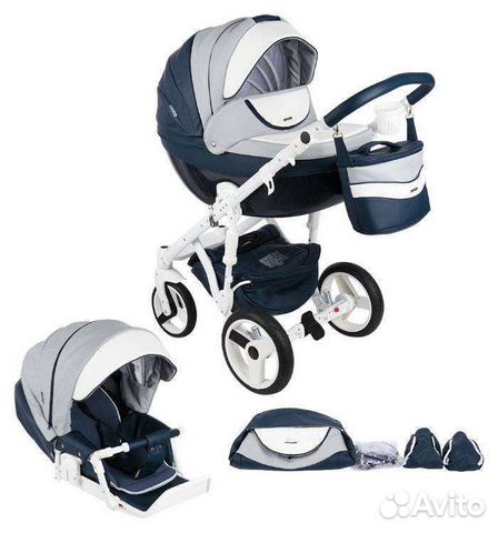 Коляска 2 в 1 Adamex Monte Carbone