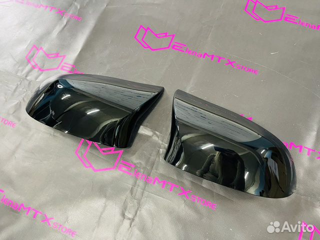 Накладки на зеркала BMW X6 F16 X5 F15 черный гляне