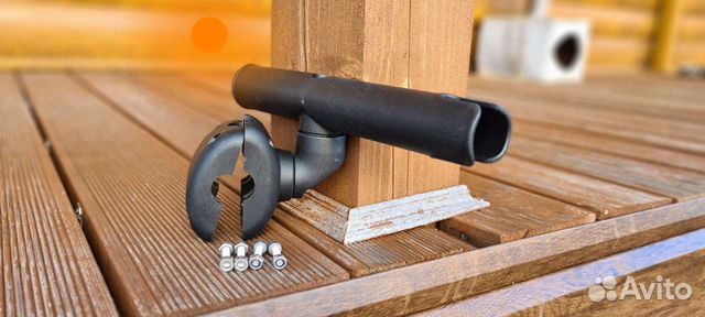 Держатель спиннинга на транец и рейлинг