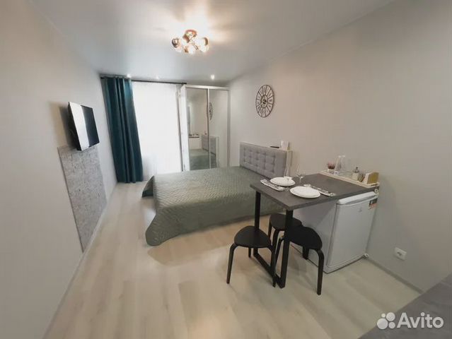 

Квартира-студия, 27 м², 1 кровать