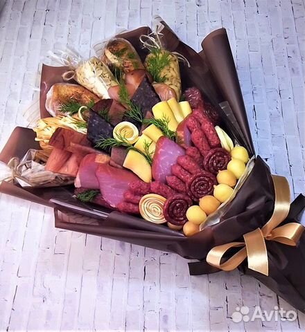 Подарок мужчине. Мясной букет