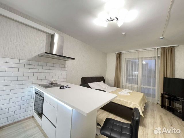 

Квартира-студия, 39 м², 1 кровать