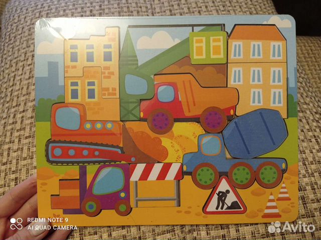 Деревянные пазлы новые