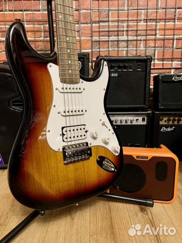Электрогитара + комбик (портативный)