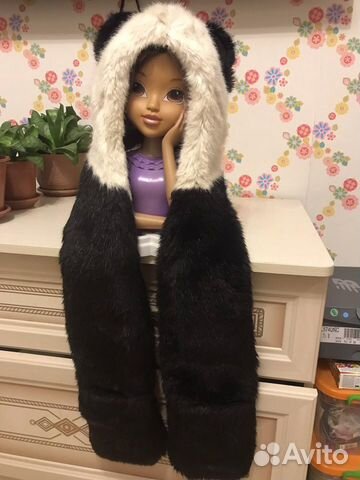 Шапка-панда очень теплая