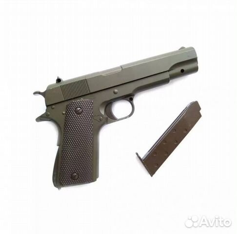 Детский пневматический металлический пистолет Коль