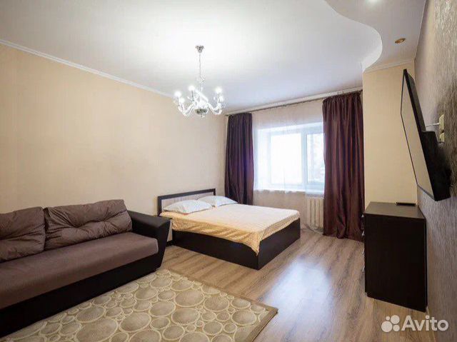 

1-к. квартира, 42 м², 2 кровати