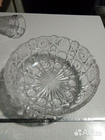 Салатник хрустальный большой