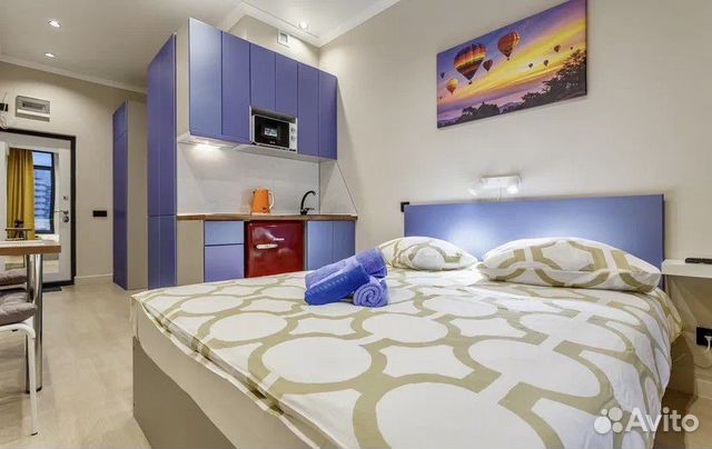 

1-к. квартира, 18,5 м², 1 кровать
