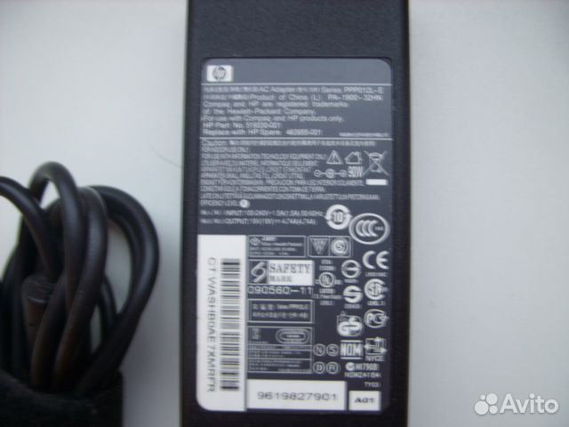 Ориг. блок питания HP 19v 4.74A 90w (7.4x5.0 mm)