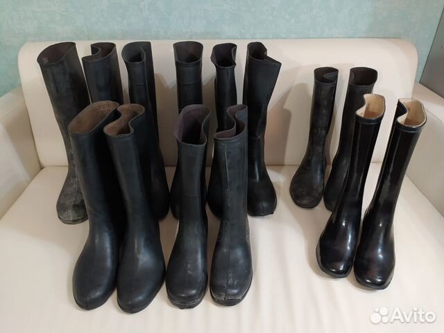 Сапоги резиновые рабочие СССР цена за 10 пар