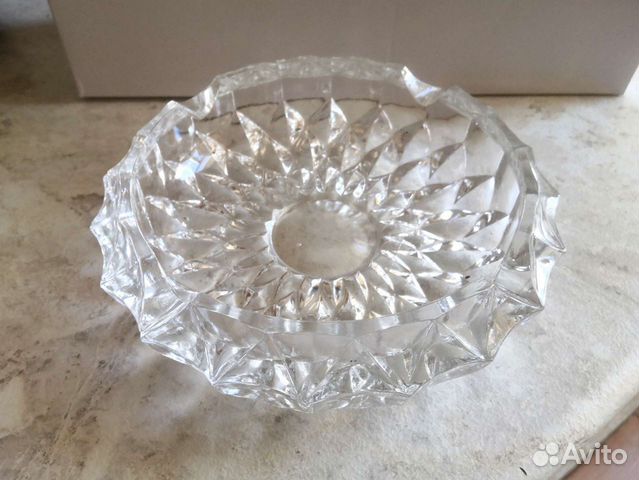 Большая Пепельница салатник хрусталь 17 см