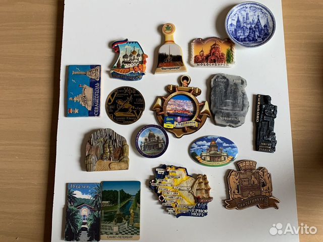 Магниты на холодильник города россии