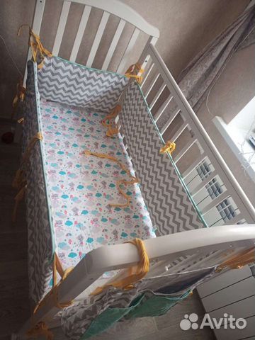 Бортики в детскую кроватку