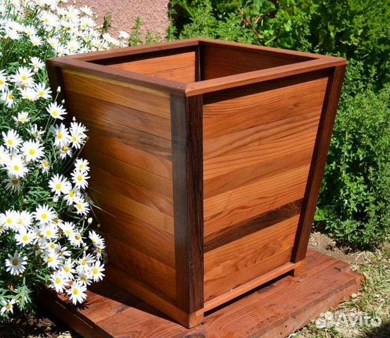 Кашпо Wood Planter l