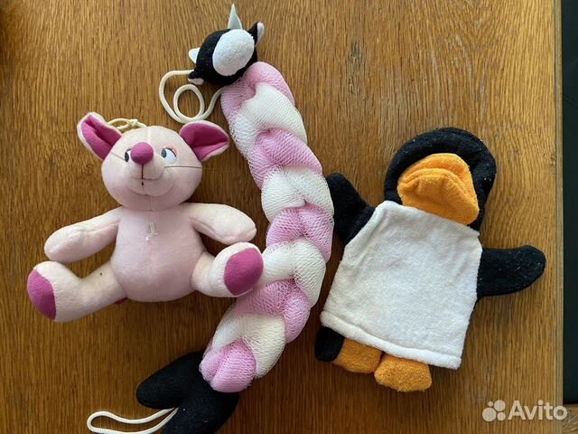 Детские махровые мочалки