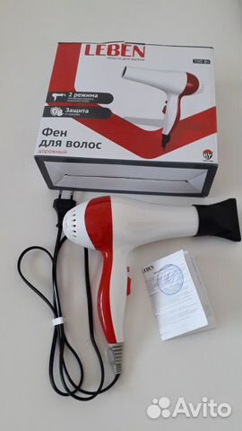 Фен для волос новый