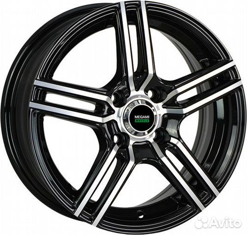Диски r 15 100 6 новые Megami MGM-1 6x15/4x100 ET5